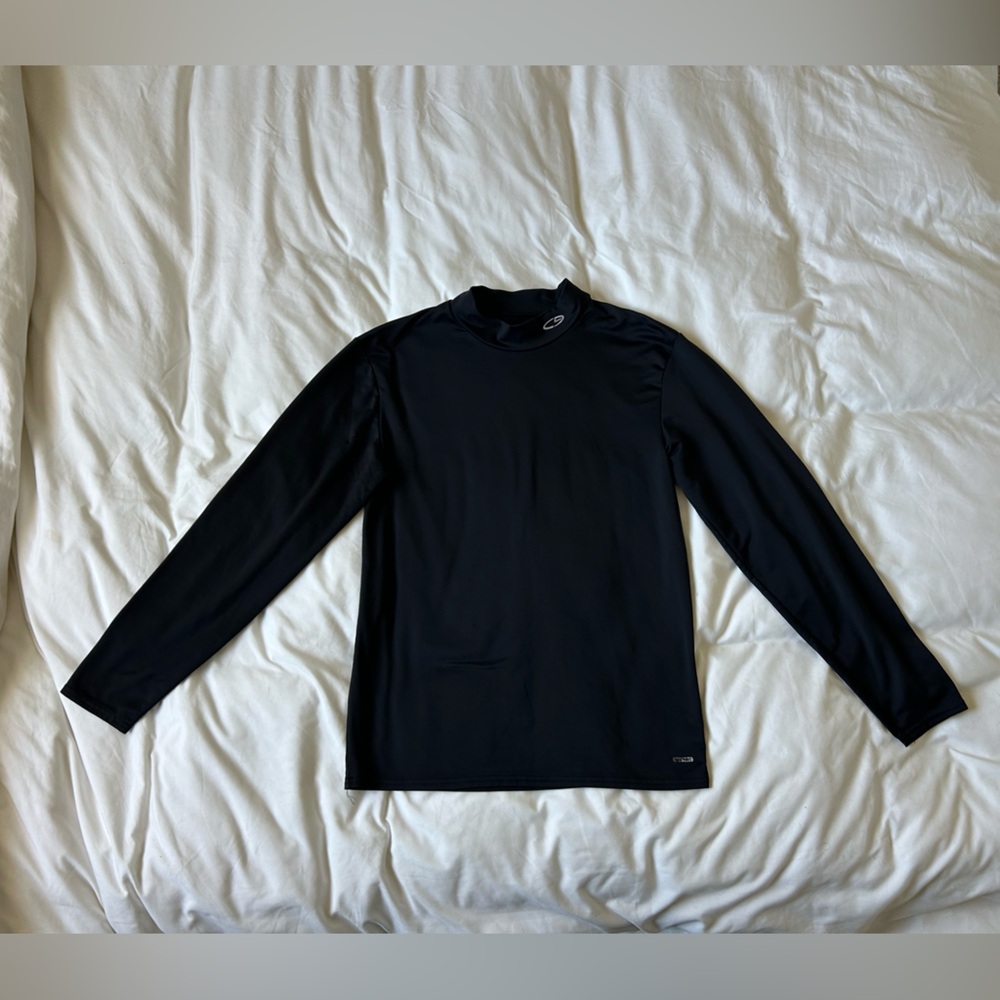 Champion XL Black Long Sleeve Performance Athletic Top Activewear